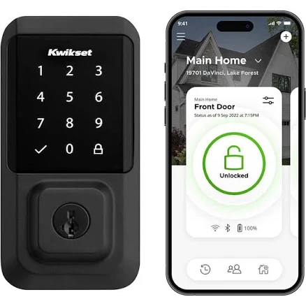 Kwikset Halo Wi-Fi Smart Lock Touchscreen Deadbolt
